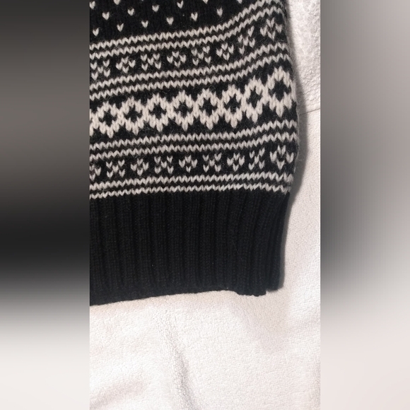 Vintage ROOTS Canada 100% Wool Snowflake Winter Christmas Knit Sweater -Mens XL - Picture 7 of 12